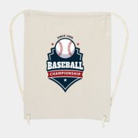 10 Ounce Cotton Canvas Drawstring Backpack Thumbnail