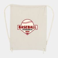 10 Ounce Cotton Canvas Drawstring Backpack Thumbnail