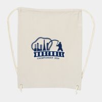 10 Ounce Cotton Canvas Drawstring Backpack Thumbnail