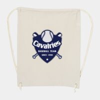 10 Ounce Cotton Canvas Drawstring Backpack Thumbnail