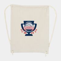 10 Ounce Cotton Canvas Drawstring Backpack Thumbnail