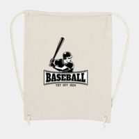 10 Ounce Cotton Canvas Drawstring Backpack Thumbnail