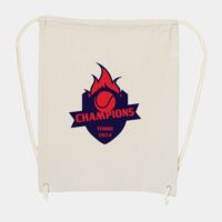 10 Ounce Cotton Canvas Drawstring Backpack Thumbnail