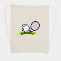 10 Ounce Cotton Canvas Drawstring Backpack Thumbnail