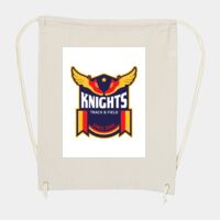 10 Ounce Cotton Canvas Drawstring Backpack Thumbnail