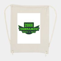 10 Ounce Cotton Canvas Drawstring Backpack Thumbnail