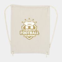 10 Ounce Cotton Canvas Drawstring Backpack Thumbnail