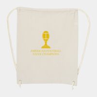 10 Ounce Cotton Canvas Drawstring Backpack Thumbnail