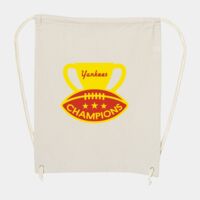 10 Ounce Cotton Canvas Drawstring Backpack Thumbnail