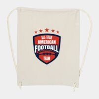 10 Ounce Cotton Canvas Drawstring Backpack Thumbnail