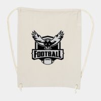 10 Ounce Cotton Canvas Drawstring Backpack Thumbnail