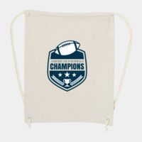 10 Ounce Cotton Canvas Drawstring Backpack Thumbnail