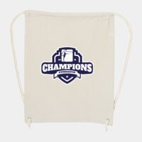 10 Ounce Cotton Canvas Drawstring Backpack Thumbnail