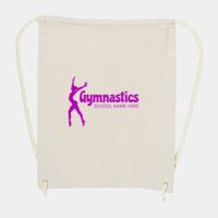 10 Ounce Cotton Canvas Drawstring Backpack Thumbnail