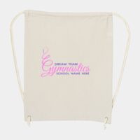 10 Ounce Cotton Canvas Drawstring Backpack Thumbnail