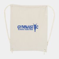 10 Ounce Cotton Canvas Drawstring Backpack Thumbnail