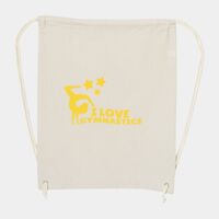 10 Ounce Cotton Canvas Drawstring Backpack Thumbnail