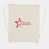 10 Ounce Cotton Canvas Drawstring Backpack Thumbnail