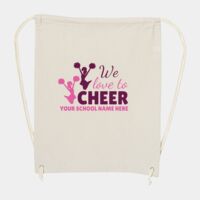 10 Ounce Cotton Canvas Drawstring Backpack Thumbnail