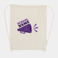 10 Ounce Cotton Canvas Drawstring Backpack Thumbnail