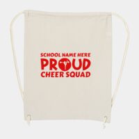 10 Ounce Cotton Canvas Drawstring Backpack Thumbnail