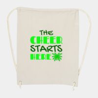 10 Ounce Cotton Canvas Drawstring Backpack Thumbnail