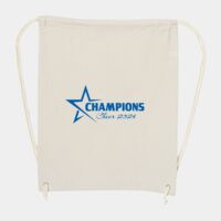 10 Ounce Cotton Canvas Drawstring Backpack Thumbnail