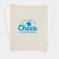 10 Ounce Cotton Canvas Drawstring Backpack Thumbnail