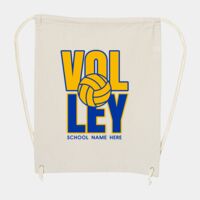 10 Ounce Cotton Canvas Drawstring Backpack Thumbnail