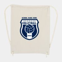 10 Ounce Cotton Canvas Drawstring Backpack Thumbnail