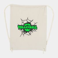 10 Ounce Cotton Canvas Drawstring Backpack Thumbnail