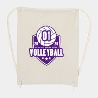 10 Ounce Cotton Canvas Drawstring Backpack Thumbnail