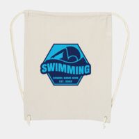 10 Ounce Cotton Canvas Drawstring Backpack Thumbnail