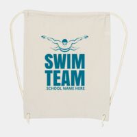 10 Ounce Cotton Canvas Drawstring Backpack Thumbnail