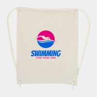 10 Ounce Cotton Canvas Drawstring Backpack Thumbnail