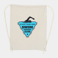 10 Ounce Cotton Canvas Drawstring Backpack Thumbnail