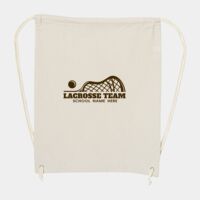 10 Ounce Cotton Canvas Drawstring Backpack Thumbnail