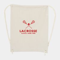 10 Ounce Cotton Canvas Drawstring Backpack Thumbnail