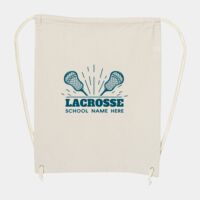 10 Ounce Cotton Canvas Drawstring Backpack Thumbnail