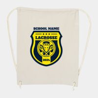 10 Ounce Cotton Canvas Drawstring Backpack Thumbnail