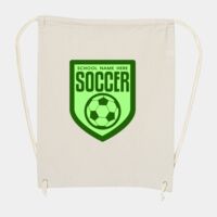 10 Ounce Cotton Canvas Drawstring Backpack Thumbnail