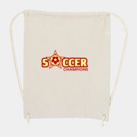 10 Ounce Cotton Canvas Drawstring Backpack Thumbnail