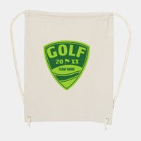 10 Ounce Cotton Canvas Drawstring Backpack Thumbnail