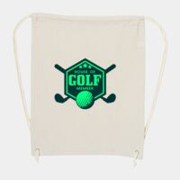 10 Ounce Cotton Canvas Drawstring Backpack Thumbnail