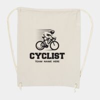 10 Ounce Cotton Canvas Drawstring Backpack Thumbnail