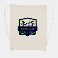 10 Ounce Cotton Canvas Drawstring Backpack Thumbnail