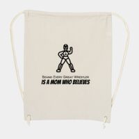 10 Ounce Cotton Canvas Drawstring Backpack Thumbnail