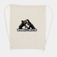 10 Ounce Cotton Canvas Drawstring Backpack Thumbnail