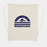 10 Ounce Cotton Canvas Drawstring Backpack Thumbnail