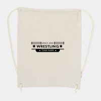 10 Ounce Cotton Canvas Drawstring Backpack Thumbnail